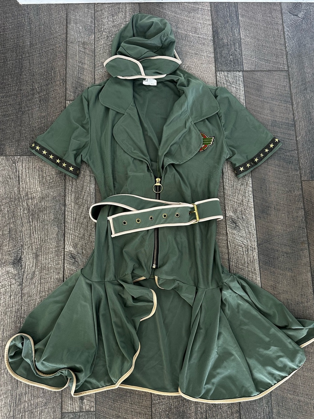 GI. Jive Revolution Dance Costume. Army Brat Girls Costume. Size M/L.
